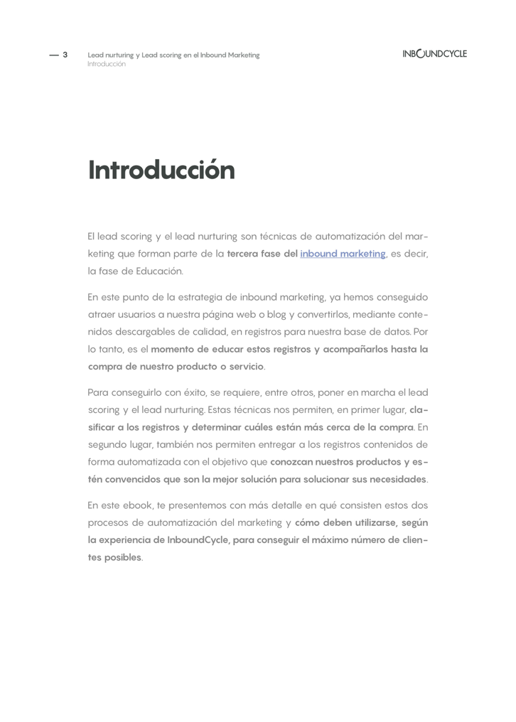 P3 - Lead nurturing y lead scoring en el inbound marketing