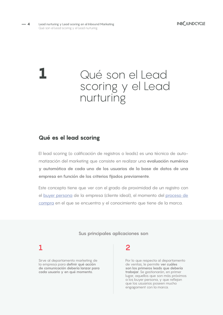 P4 - Lead nurturing y lead scoring en el inbound marketing