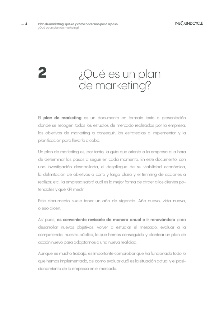 Guía gratuita: Cómo hacer un plan de marketing paso a paso